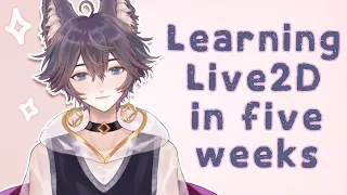 Learning Live2D in 5 Weeks | timelapse 🐺