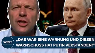 UKRAINE-KRIEG: "Das war eine Warnung! Und diesen Warnschuss hat Wladimir Putin verstanden!"