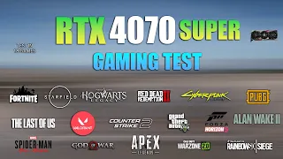 RTX 4070 Super : Test in 18 Games - RTX 4070 Super Gaming
