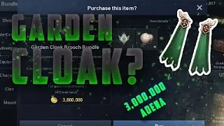 3 Million Adena??? - Is the Garden Cloak Worth it?