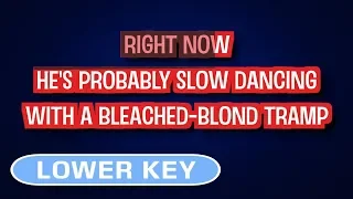 Carrie Underwood - Before He Cheats | Karaoke Lower Key