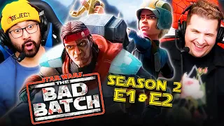 BAD BATCH S2 EPISODE 1 & 2 REACTION!! Season 2 | Review & Breakdown | Star Wars | 2x1 & 2x2