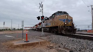 Railfanning at Casa Grande/Feat. Train with a KCS and multiple DPU!