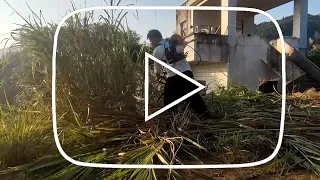 Renovating a dilapidated house in the countryside, the young man built a fish pond in the yard