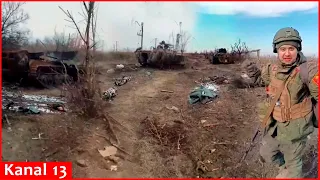 "Many of our soldiers died and stayed here" - Russians show their hit positions in Avdiivka