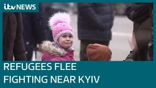 'It was hell:' Families split apart as refugees flee besieged Ukrainian city of Irpin | ITV News