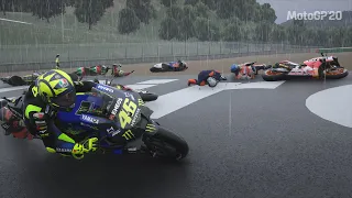 MUGELLO HUJAN DERAS !!! BANYAK PEMBALAP YANG JATUH