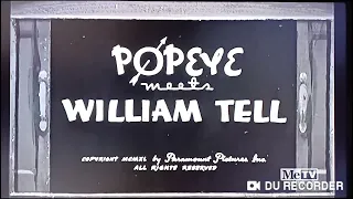 Popeye Meets William Tell (1940) Opening On Metv