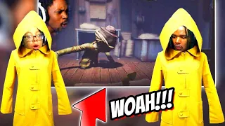 Couple Reacts!: THIS DUDE IS BREATHING ON MY BACK MEAT | Little Nightmares (Part 2) by CoryxKenshin