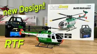 Pichler / FliteZone Bo-105 New design in a police look! Scale beginner helicopter | Review