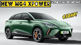 NEW MG4 XPOWER | 430HP ELECTRIC HOT HATCH IS FASTER THAN AN AUDI RS3!
