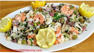 Seven Fishes Seafood  Salad -  Rossella's Cooking with Nonna