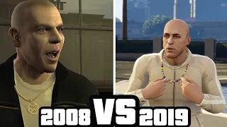 Brucie Kibbutz 2008 vs 2019 cutscenes - GTA Online