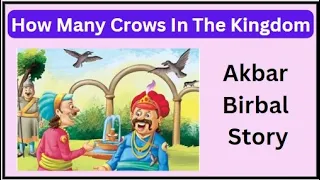 Akbar Birbal Stories - How Many Crows In The Kingdom || English Moral Story