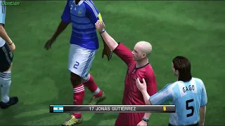 PES 2010 - France vs Argentina (No commentary)