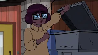 Black Shaggy Catches Velma eating out of the garbage...AGAIN