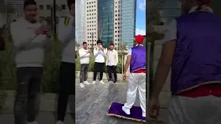 Aladdin Flying Carpet in Real Life!🤯 #shorts