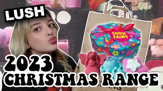 THE LUSH CHRISTMAS RANGE FOR 2023 🎅🏻❄️ LUSH CHRISTMAS HAUL • Melody Collis