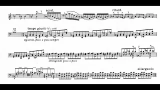 Gerald Finzi - Cello Concerto, Op. 40 (1955) [Score-Video]