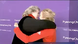 Savchenko and Tarasova (TAT) crying after winning Olympics!