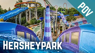 Hersheypark - Water Slide POV's 2023 | The Boardwalk