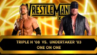 WWE 2k24 ps5 gameplay Triple H vs Undertaker WrestleMania 17 | 4k 60fps