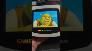 Shrek End of Story Bye Bye Except it's played on GBA Video #shrek #donkey #gameboy