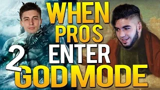 CS:GO - WHEN PRO PLAYERS ENTER GODMODE 2!(Crazy Vac shots, EPIC ACES)