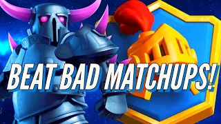 TOP LADDER REPLAYS VS HARD MATCHUPS PEKKA BRIDGE SPAM CLASH ROYALE