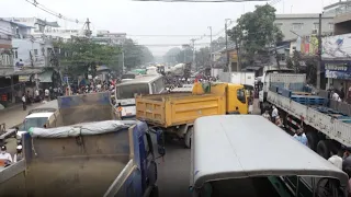 Autopanne als Protestform in Myanmar