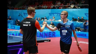 Felix Lebrun vs Alexis Lebrun - Quart de finale du Top 16 Européen de tennis de table