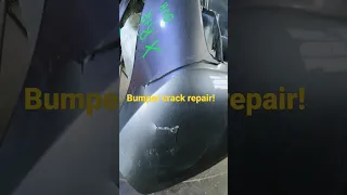 AMAZING Cracked Bumper Repair