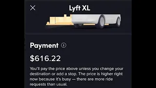 How the Uber and Lyft times have changed money wise. XL is also starting to make no sense/cents.