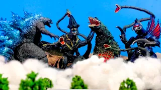 Legendary Godzilla vs Biollante vs knife head vs gigan PART 1,2,3 all together an epic battle movie