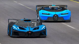 Bugatti Bolide vs Bugatti Vision GT - DRAG RACE - Special Stage Route X