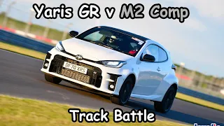 Yaris GR v M2 Comp Track Battle at Donington Park - Ploughing through Traffic
