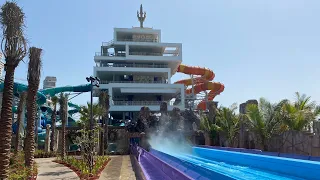 Dubai Trident Tower Top 6 Best Water Slides POV