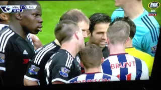 John Terry red card vs west brom - with English commentary