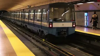 Old montreal metro car compilation (MR-73)