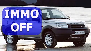 Как самому отключить иммобилайзер FreeLander.  Freelander immo off