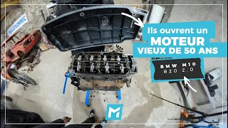 Ils ouvrent un moteur vieux de 50 ans ! BMW M10 B20 2.0