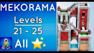 Mekorama - Gameplay Walkthrough - Levels 21 - 25 | All Hidden Stars🌟| Mekorama update | Wild Me