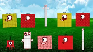 Ultimate Numberblocks Band (1-1B) X10 My band version | Infinity Cool Sounds!