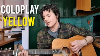 Coldplay • Yellow (Acoustic cover by Mattia Visintin)
