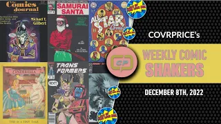 CovrPrice Hot Comic Book Shakers for the week of 12-8-22