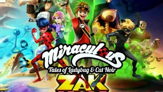 MIRACULOUS tales of laddybug cat noir and zak storm😍 my two favorite cartoons😘😘