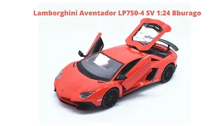 Lamborghini Aventador LP750-4 SV 1:24 Bburago Diecast Model Showcase