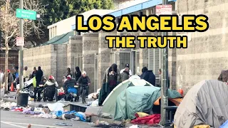 SKID ROW the most DANGEROUS place in Los Angeles | Homeless crisis in the United States 🇺🇸