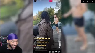 Tee Grizzley Throws ADIN ROSS In The LAKE For ACTING TOO SUS AROUND HIM! REACTION