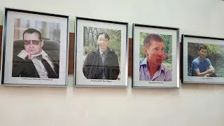 Kyrgyz National University Photo Exhibition on Memory of Kyrgyz Journalists